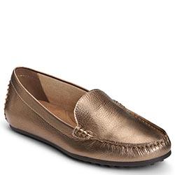 Aerosoles Over Drive Flat, Bronze Leather