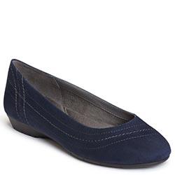 Aerosoles Rite On Flat, Blue Faux Suede