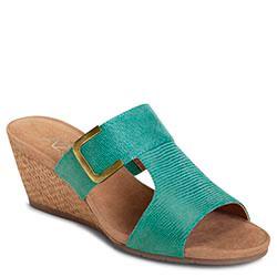 Aerosoles Lemon Cake Wedge, Turquoise Pu