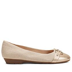 Aerosoles Ultrabrite Ballet Flat, Gold