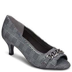 Aerosoles Made Of Honor Peep-toe Pump, Black Plaid