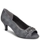 Aerosoles Made Of Honor Peep-toe Pump, Black Plaid