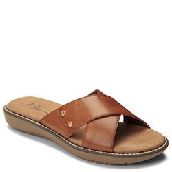 Aerosoles Cool Breeze Closed-toe Sandal, Dark Tan