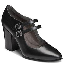 Aerosoles Washington Square Pump, Black Leather