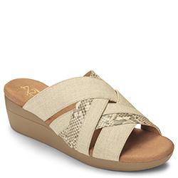 Aerosoles Flower Power Wedge, Beige