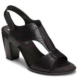Aerosoles Power Yoga Sandal, Black Snake