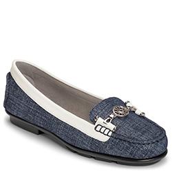 Aerosoles Nuwlywed Loafer, Blue Suede/leather