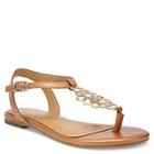 Aerosoles Short Stack Sandal, Bronze Metallic Faux Leather