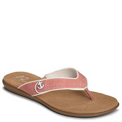 Aerosoles Chlear Sailing Thong Sandal, Pink Canvas