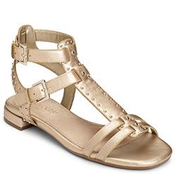 Aerosoles Showdown Closed-toe Sandal, Gold