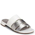 Aerosoles Back Down Sandal, White Combination