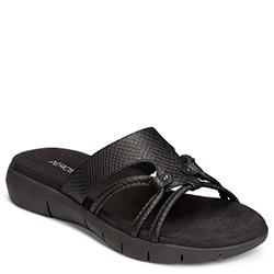 Aerosoles Wip Away Closed-toe Sandal, Black Snake