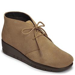 Aerosoles Landlock Bootie, Taupe Suede