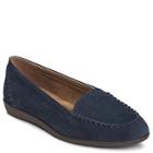 Aerosoles Trending Flat, Blue Suede/leather