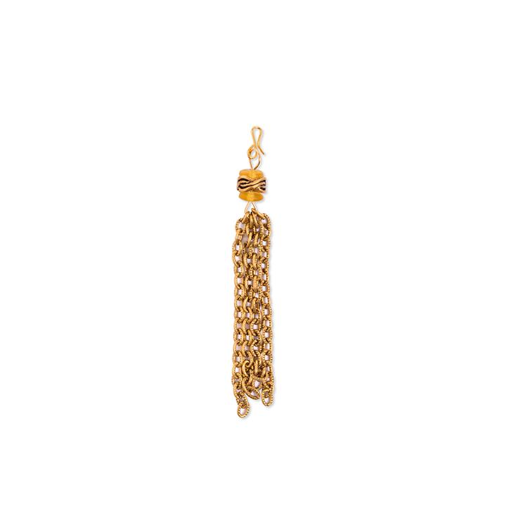 Alex And Ani Glory Tassel Necklace Charm, Rafaelian Gold Finish