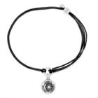 Alex And Ani Cosmic Balance Pull Cord Bracelet, Rafaelian Silver Finish
