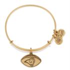 Alex And Ani Los Angeles Rams Football Charm Bangle, Rafaelian Gold Finish