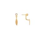 Alex And Ani Feather Earrings, 14kt Gold Plated