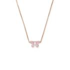 Alex And Ani Butterfly Adjustable Necklace Eb, 14kt Rose Gold Plated