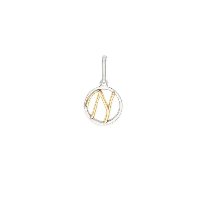 Alex And Ani Initial N Two Tone Necklace Charm