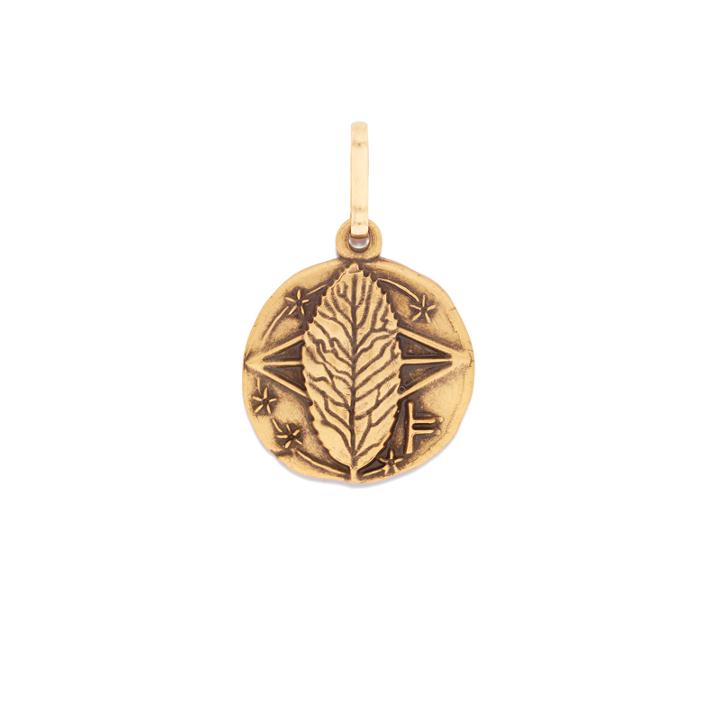 Alex And Ani Rowan Necklace Charm, Rafaelian Gold Finish