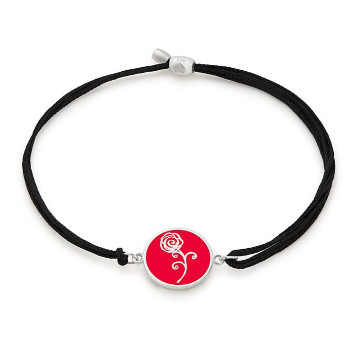 Alex And Ani Alpha Omicron Pi Pull Cord Bracelet, Sterling Silver