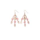 Alex And Ani Coral Spearhead Earrings, Shiny Rose Gold Finish