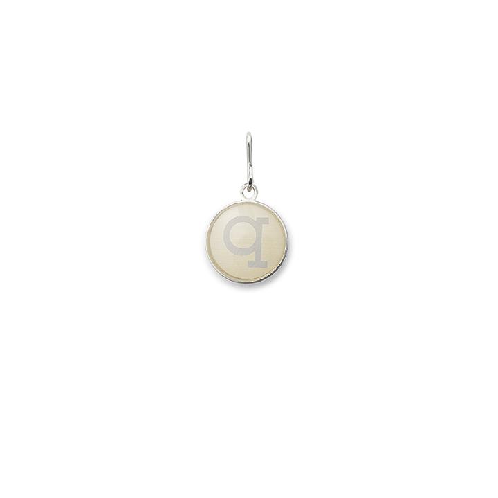 Alex And Ani Initial Q Necklace Charm, Sterling Silver