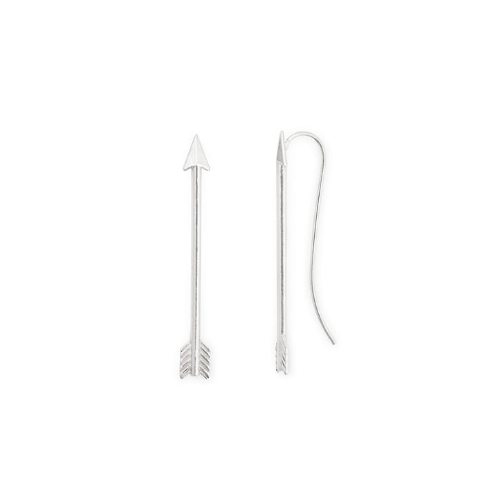 Alex And Ani Arrow Earrings, Sterling Silver