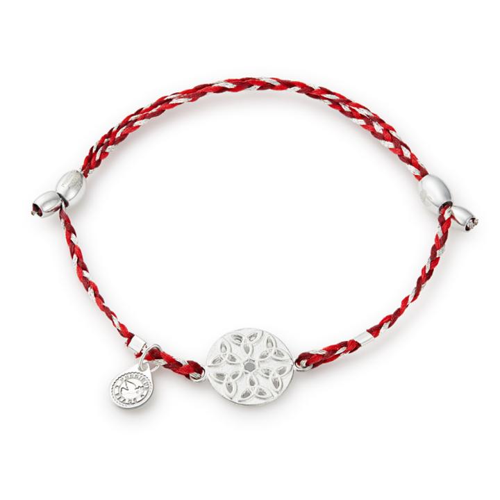 Alex And Ani Endless Knot Precious Threads Bracelet, Sterling Silver