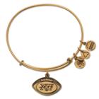 Alex And Ani New York Jets Football Charm Bangle, Rafaelian Gold Finish