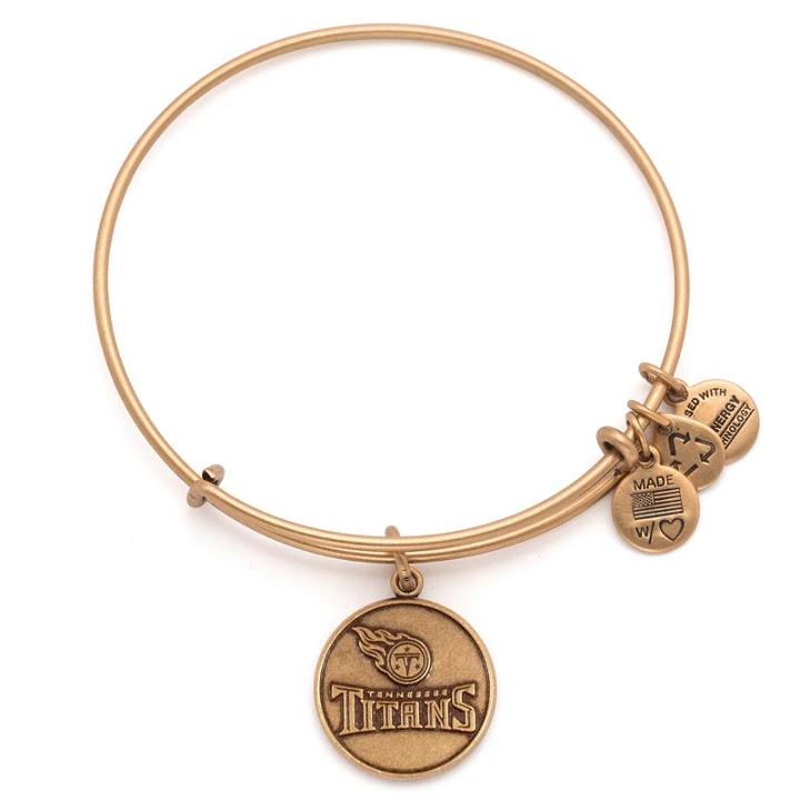 Alex And Ani Tennessee Titans Logo Charm Bangle