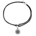 Alex And Ani Path Of Life Pull Cord Bracelet, Rafaelian Silver Finish