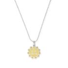 Alex And Ani You Are My Sunshine Expandable Necklace Children's Glaucoma Foundation, Shiny Silver Finish