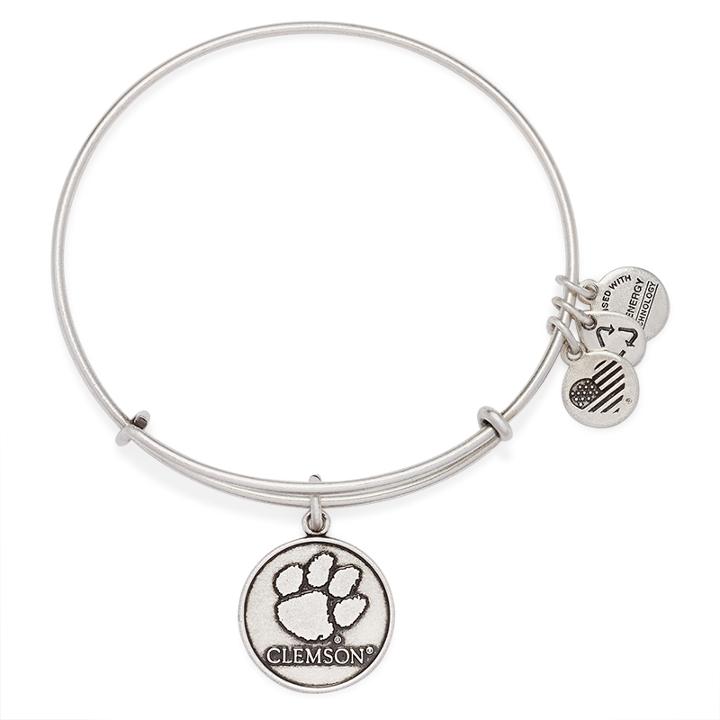 Alex And Ani Clemson University Logo Charm Bangle
