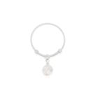 Alex And Ani Iridescence Expandable Wire Ring With Swarovski  Crystals, Sterling Silver