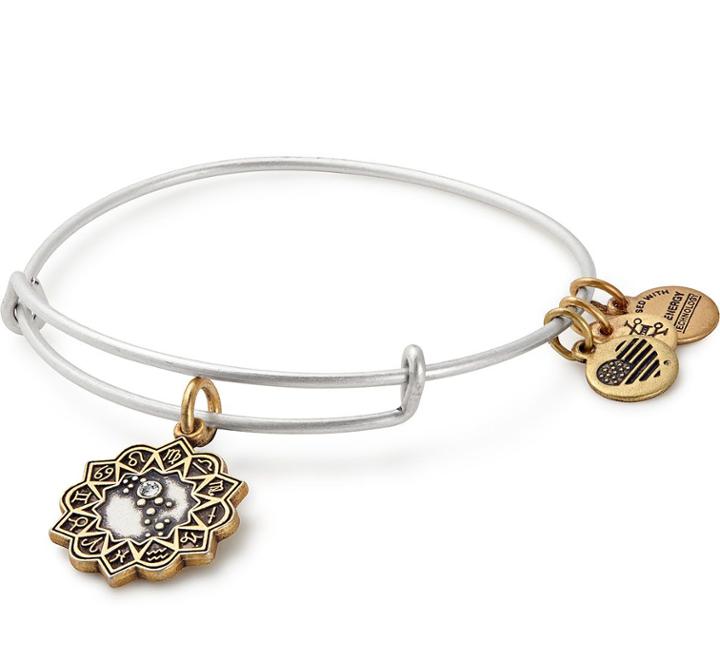 Alex And Ani Virgo Two Tone Charm Bangle
