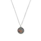 Alex And Ani Liberty Copper Carry Light  Necklace, Small, Sterling Silver