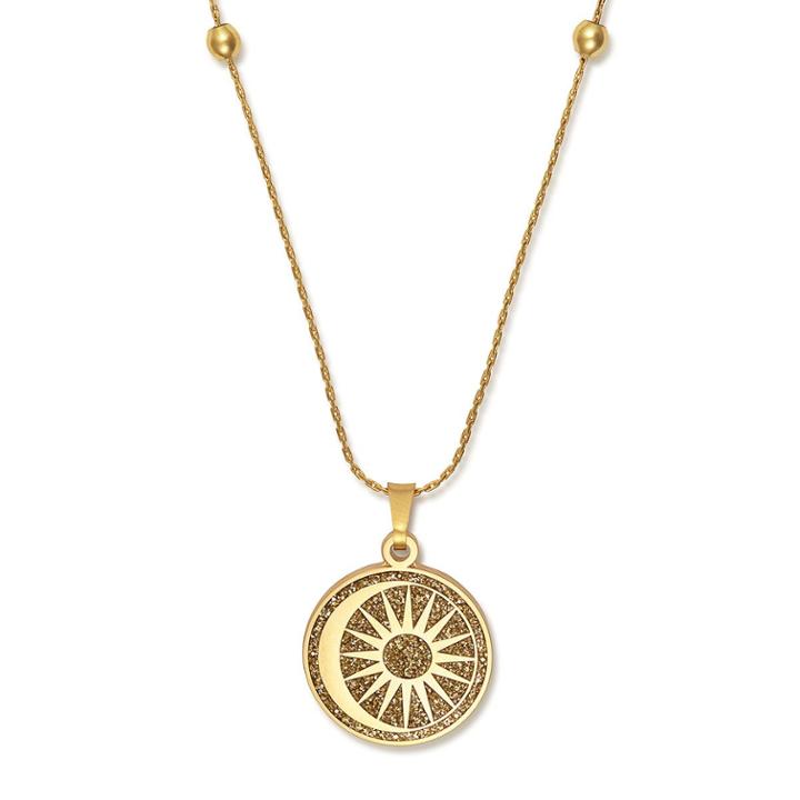 Alex And Ani Cosmic Balance Color Infusion Expandable Necklace, Shiny Gold Finish