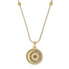Alex And Ani Cosmic Balance Color Infusion Expandable Necklace, Shiny Gold Finish