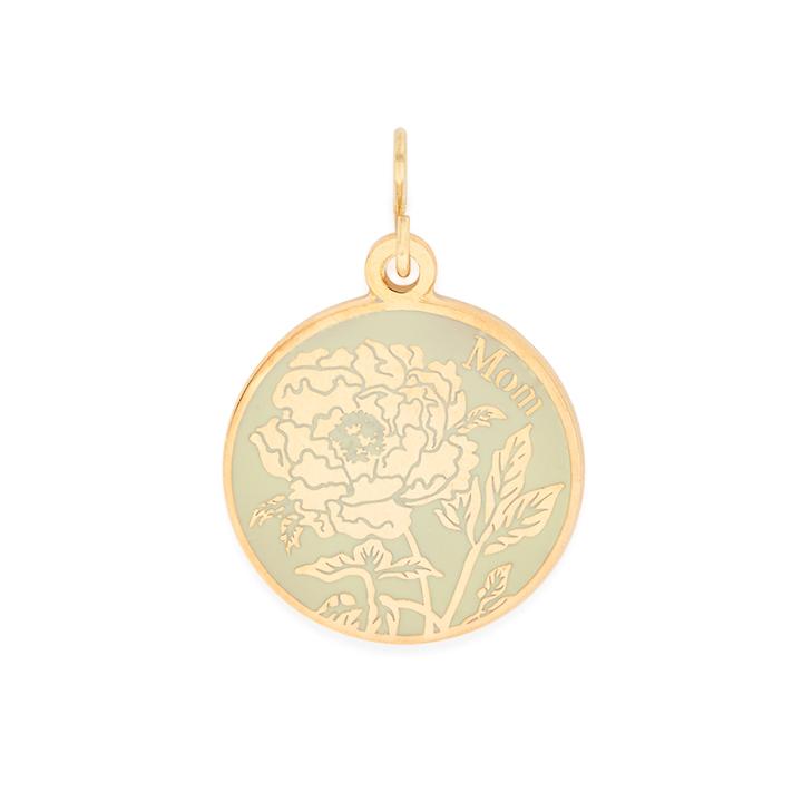 Alex And Ani Mom Color Infusion Charm, Shiny Gold Finish