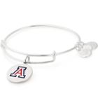 Alex And Ani University Of Arizona Logo Color Infusion Charm Bangle, Shiny Silver Finish