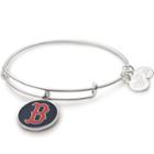Alex And Ani Blue Boston Red Sox Charm Bangle, Shiny Silver Finish