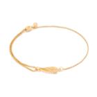Alex And Ani Wing Pull Chain Bracelet, 14kt Gold Plated