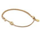 Alex And Ani Skeleton Key Pull Chain Bracelet, 14kt Gold Plated