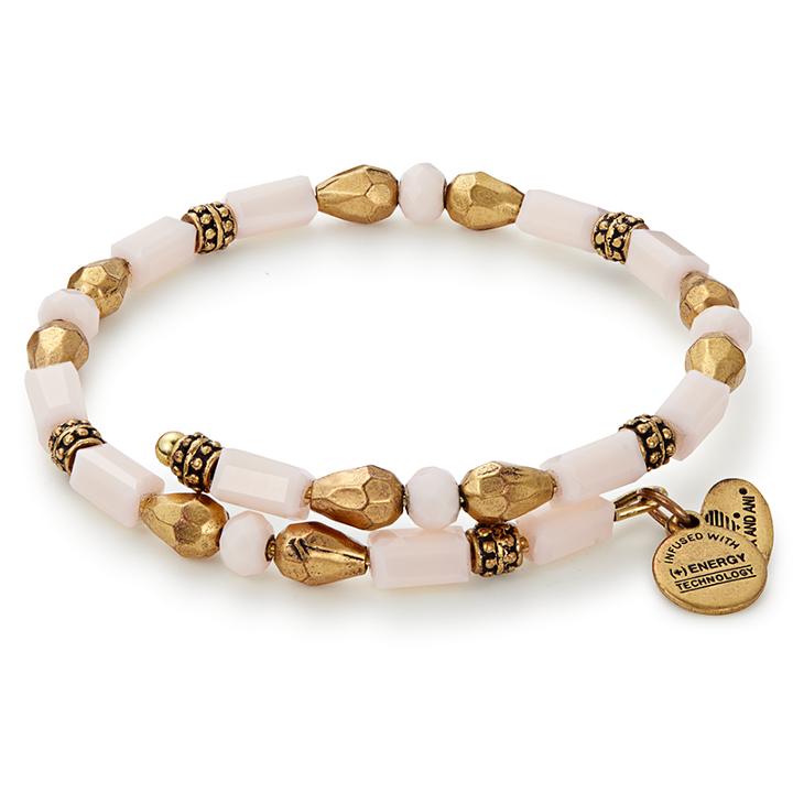Alex And Ani Shore Seabed Wrap, Rafaelian Gold Finish