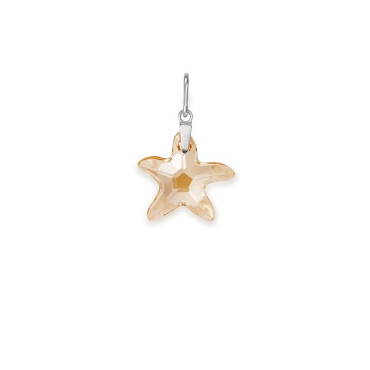 Alex And Ani Sandy Starfish Necklace Charm, Sterling Silver