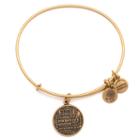 Alex And Ani Positive Is How I Live Charm Bangle | Joe Andruzzi Foundation, Rafaelian Gold Finish