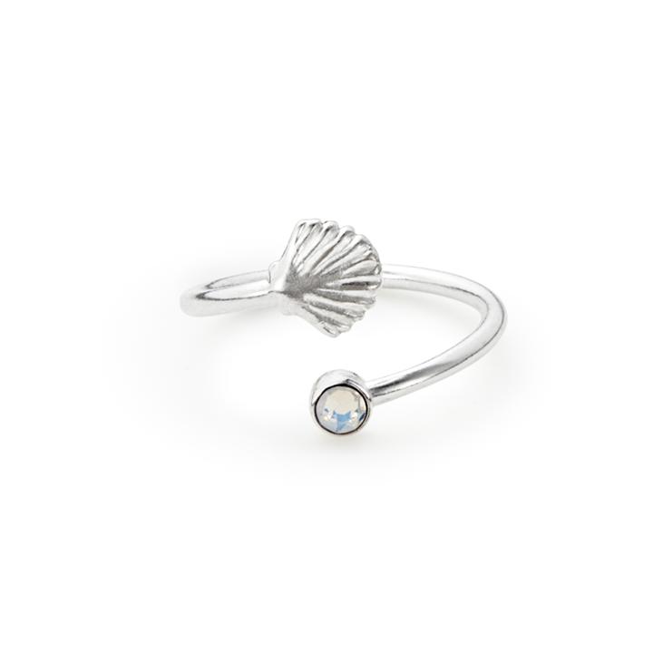 Alex And Ani Shell Ring Wrap, Sterling Silver
