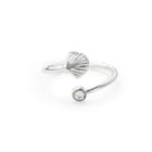 Alex And Ani Shell Ring Wrap, Sterling Silver